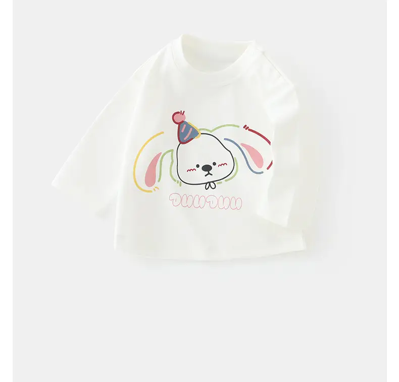 Duuduu Kids T-Shirt White 2025 Toddler Base — feature 11