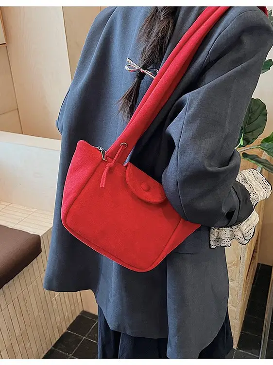 Brown Pleated Women's Shoulder Bag 2026 New Style - Image 7