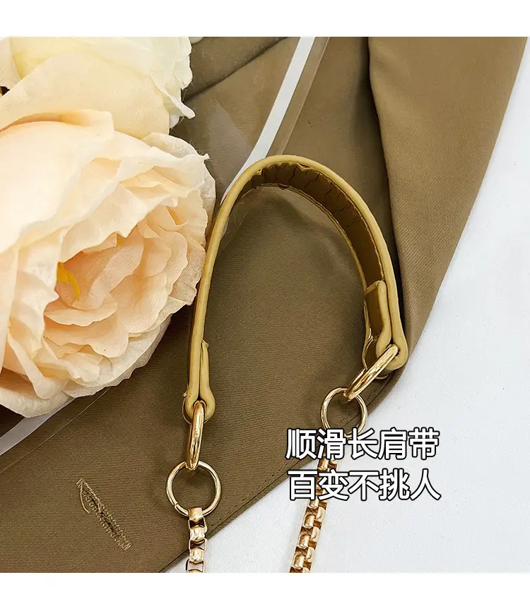Golden Chain Textured Shoulder Bag for Women — feature 7