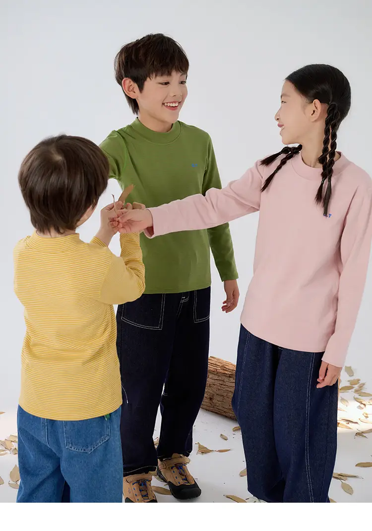 Antibacterial Cotton Hall Kids' Long Sleeve Top — feature 16