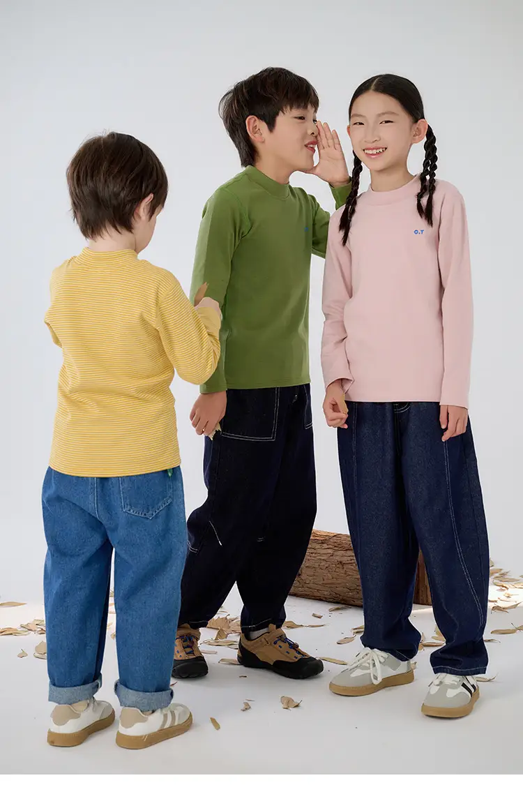 Antibacterial Cotton Hall Kids' Long Sleeve Top — feature 17