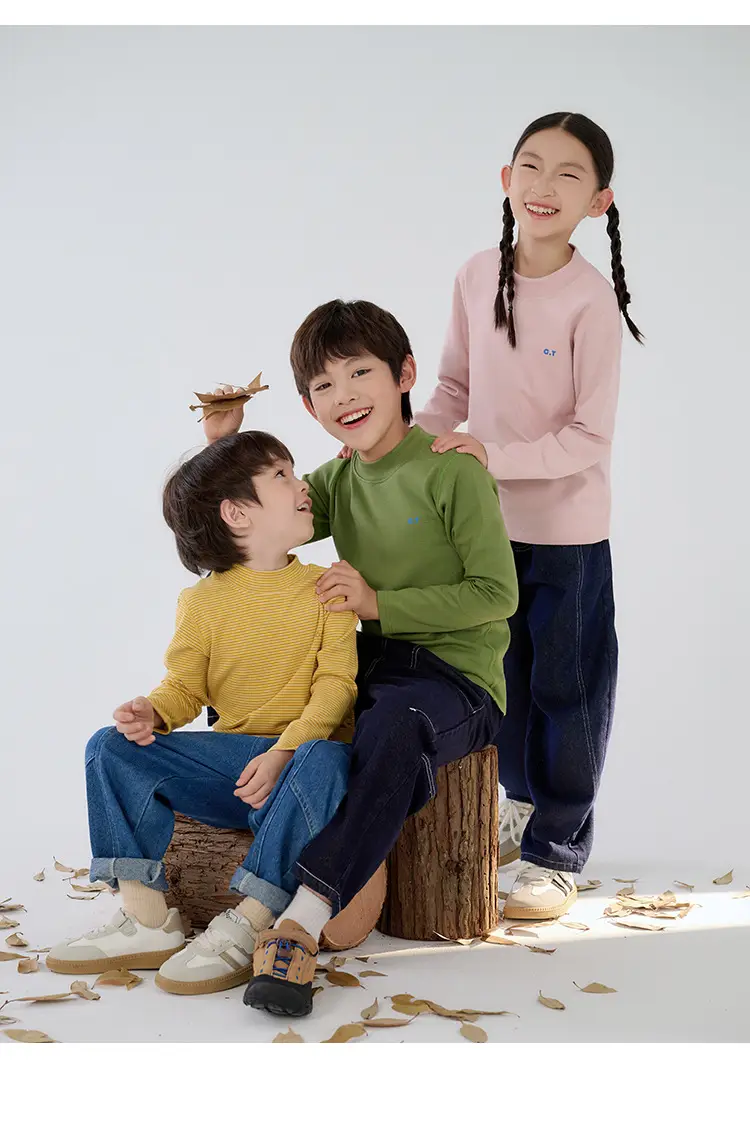 Antibacterial Cotton Hall Kids' Long Sleeve Top — feature 18