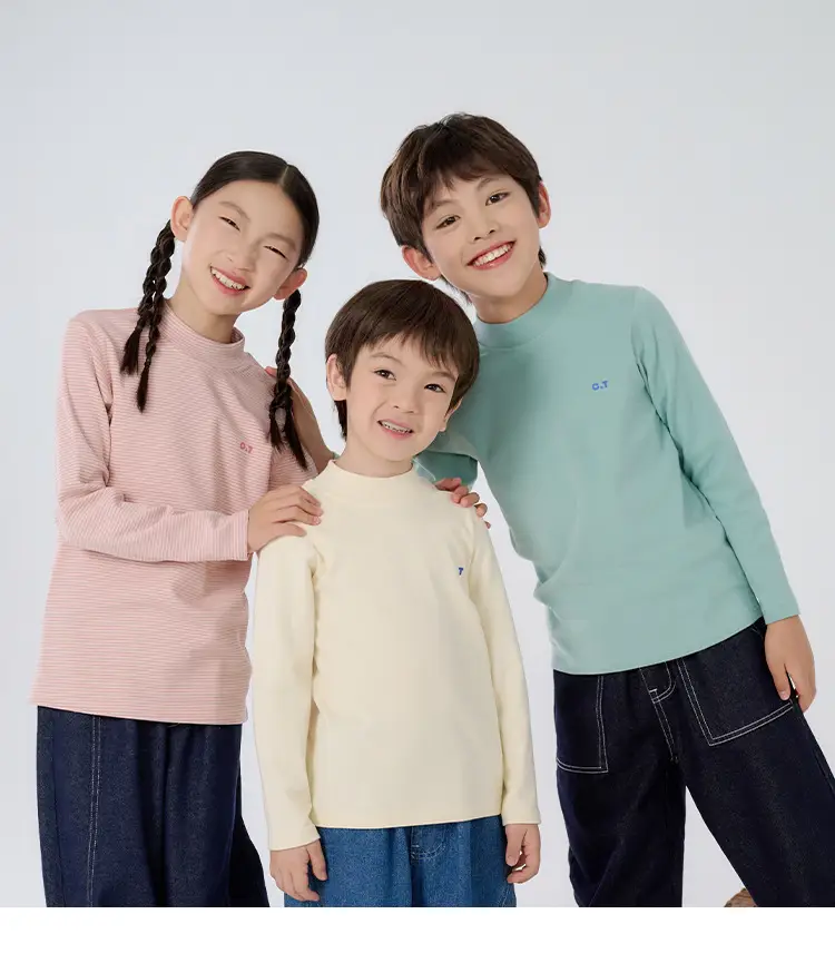 Antibacterial Cotton Hall Kids' Long Sleeve Top — feature 19