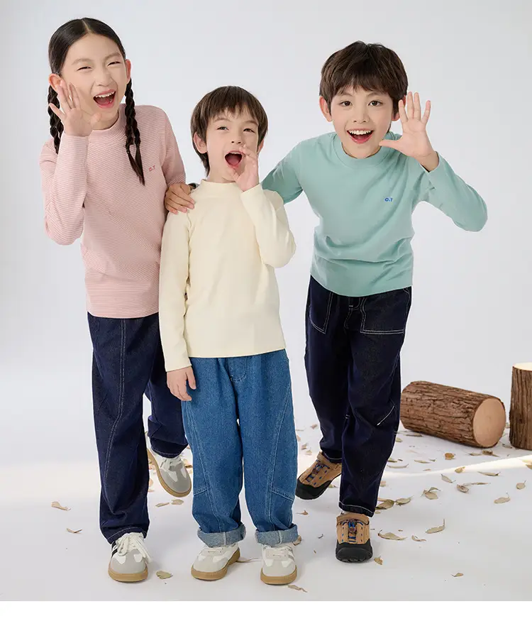 Antibacterial Cotton Hall Kids' Long Sleeve Top — feature 20