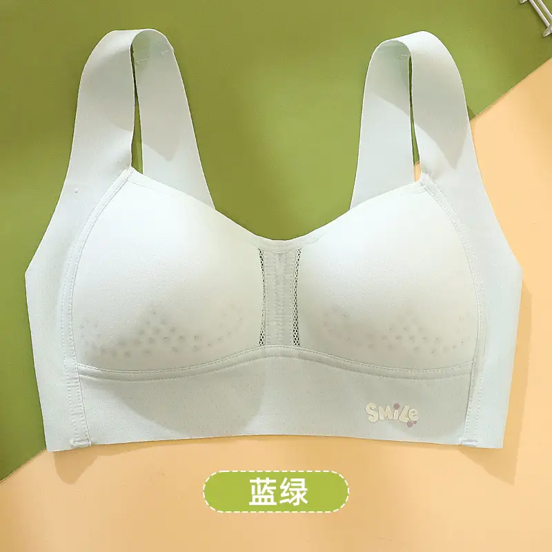 Puberty Girls' Bras, Middle and High School Students' Girls' Second Stage Bras, Sports Vests, Seamless Development Period Intimates