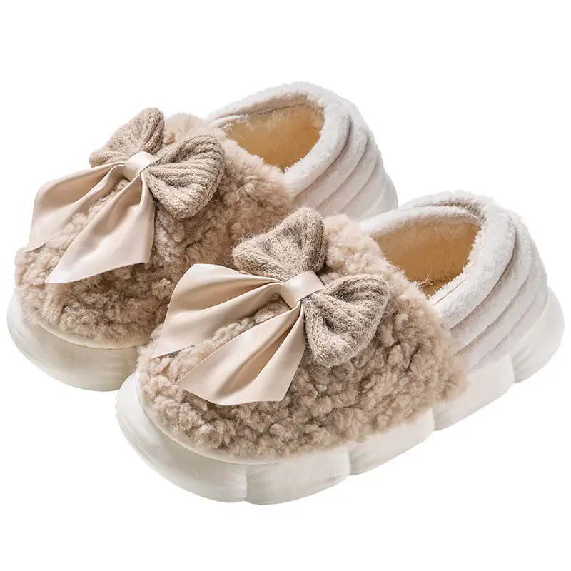 Maternity Slippers for Women Warm Plush Cartoon Cotton Autumn Winter 2025 - Image 13
