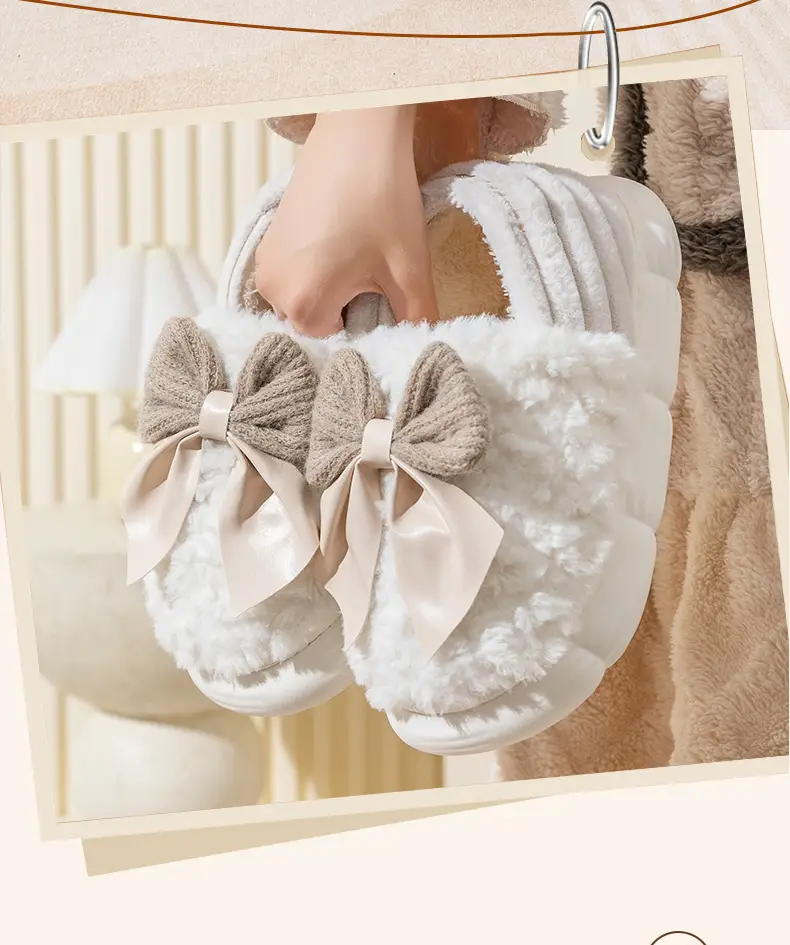 Maternity Slippers for Women Warm Plush Cartoon Cotton Autumn Winter 2025 — feature 12