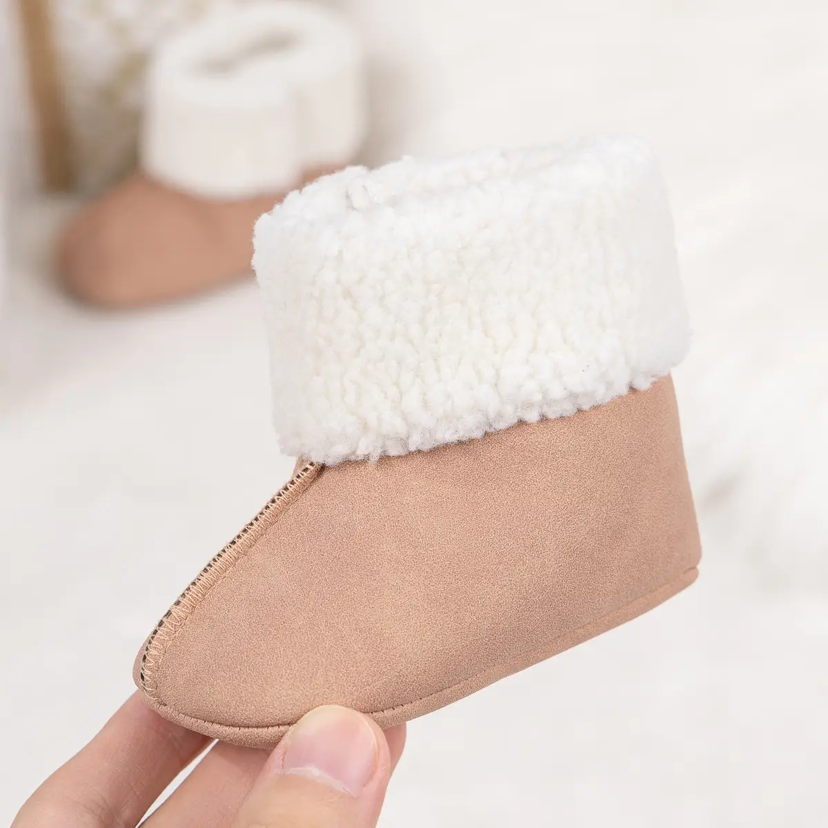 Baby Cotton Winter Boots 0-1Yr Non-Slip Warm