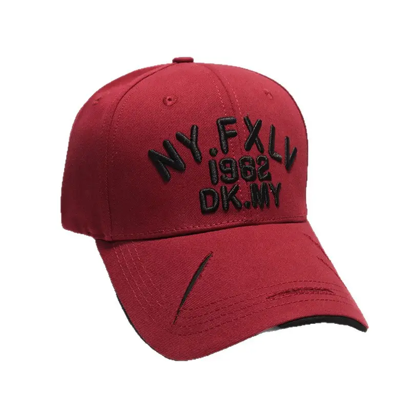 Men's Red 1982 DK Baseball Cap with FXLL Embroidery - Image 12