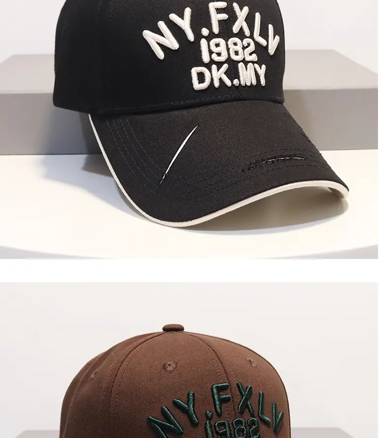 Men's Red 1982 DK Baseball Cap with FXLL Embroidery — feature 5