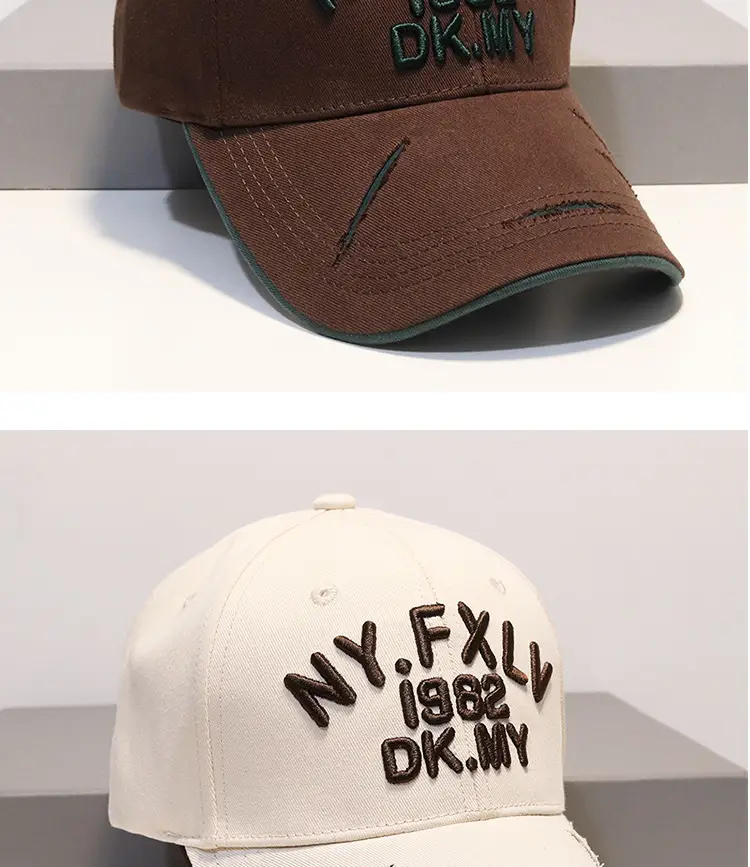 Men's Red 1982 DK Baseball Cap with FXLL Embroidery — feature 6