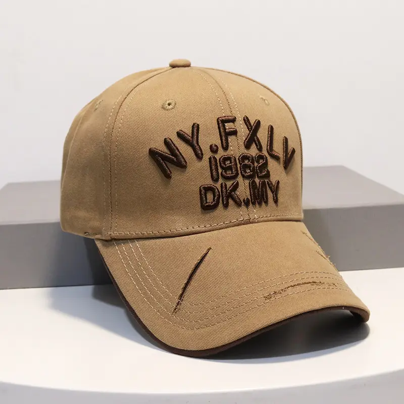 Men's Red 1982 DK Baseball Cap with FXLL Embroidery - Image 3