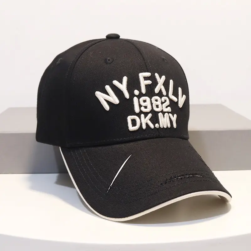 Men's Red 1982 DK Baseball Cap with FXLL Embroidery - Image 4