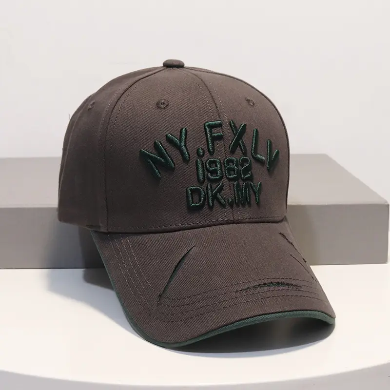 Men's Red 1982 DK Baseball Cap with FXLL Embroidery - Image 7