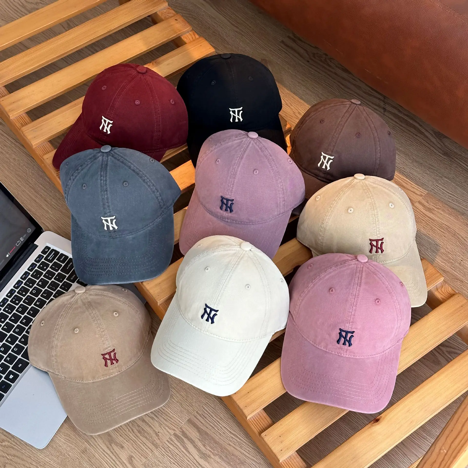 Women Baseball Cap with Small Letter Embroidery - Image 10