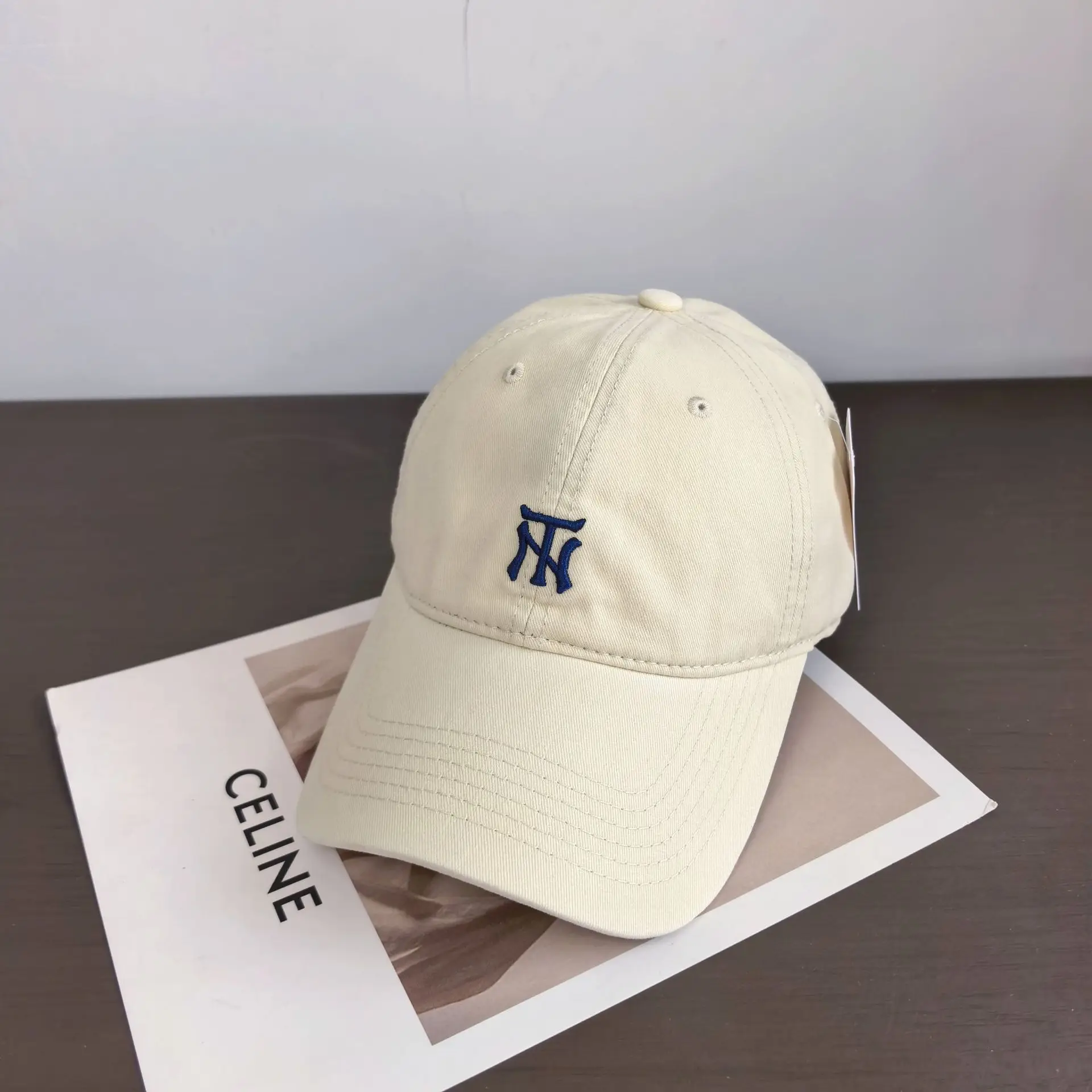 Women Baseball Cap with Small Letter Embroidery - Image 4