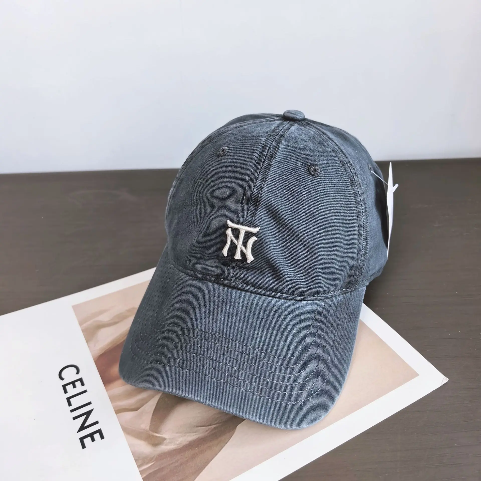 Women Baseball Cap with Small Letter Embroidery - Image 5