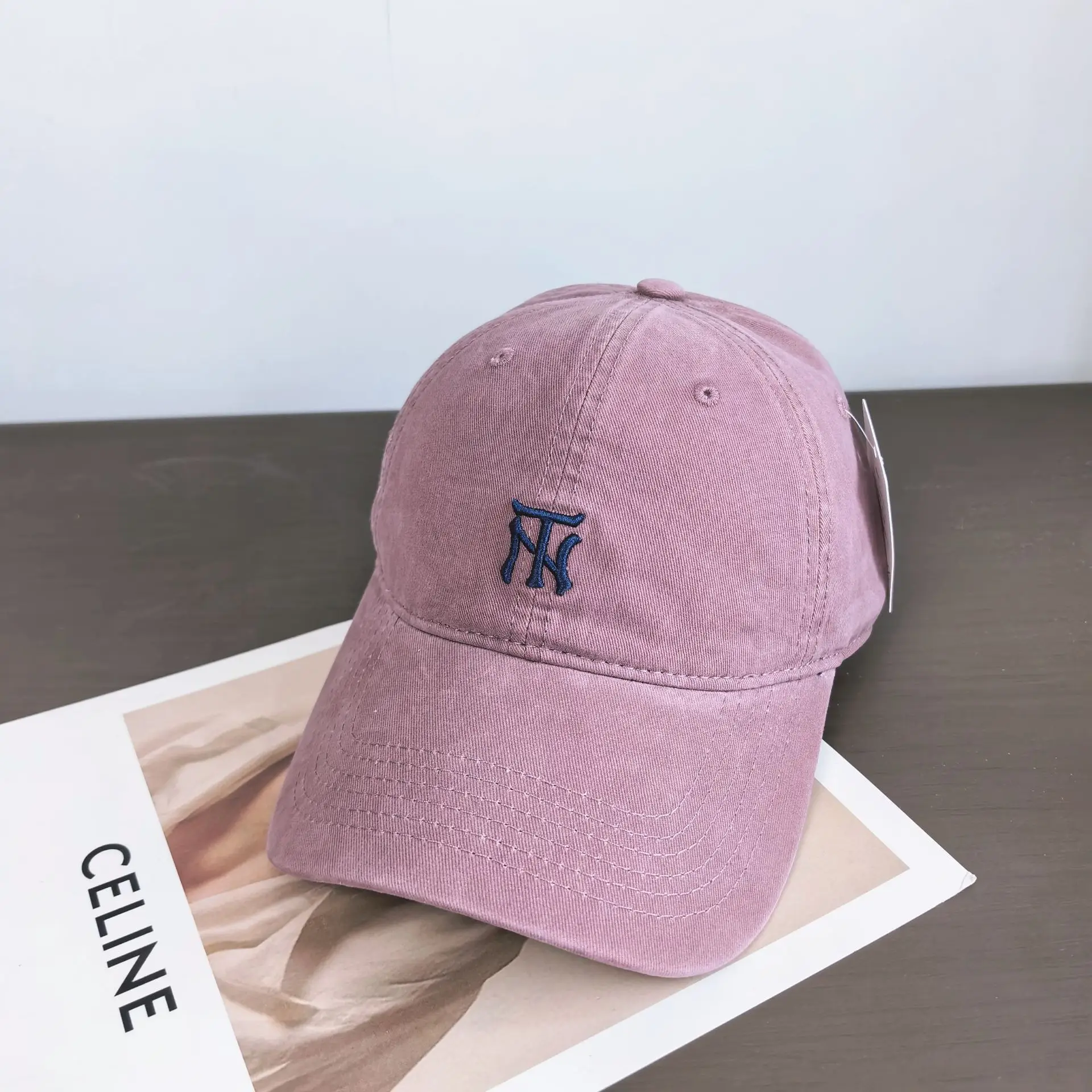 Women Baseball Cap with Small Letter Embroidery - Image 6