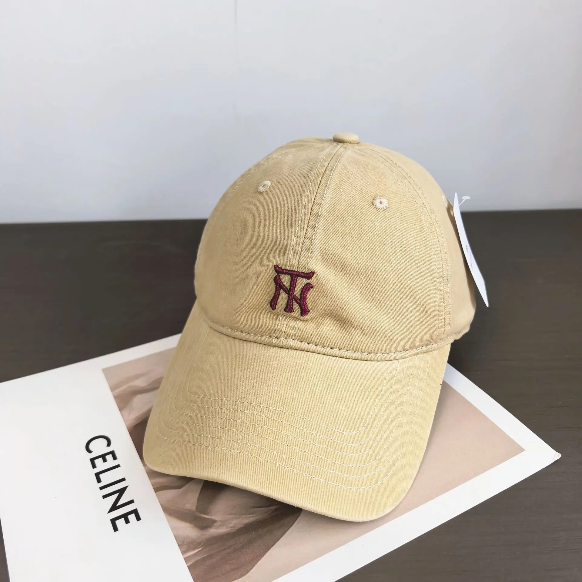 Women Baseball Cap with Small Letter Embroidery - Image 8