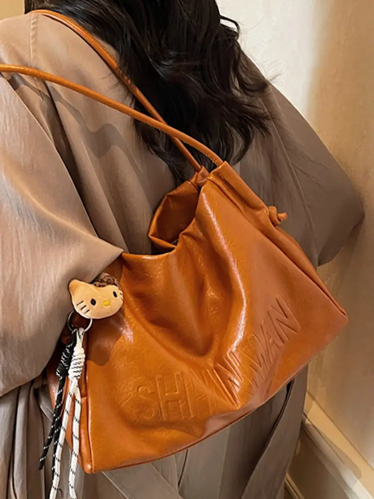 Black Leather Shoulder Bag for Women 2025 - Image 7