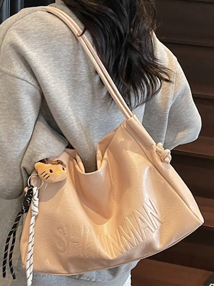 Black Leather Shoulder Bag for Women 2025 - Image 9