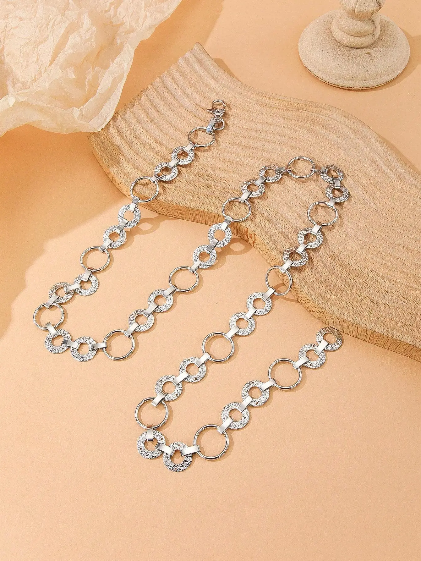 Rose Gold Small Disc Waist Chain for Women — feature 8