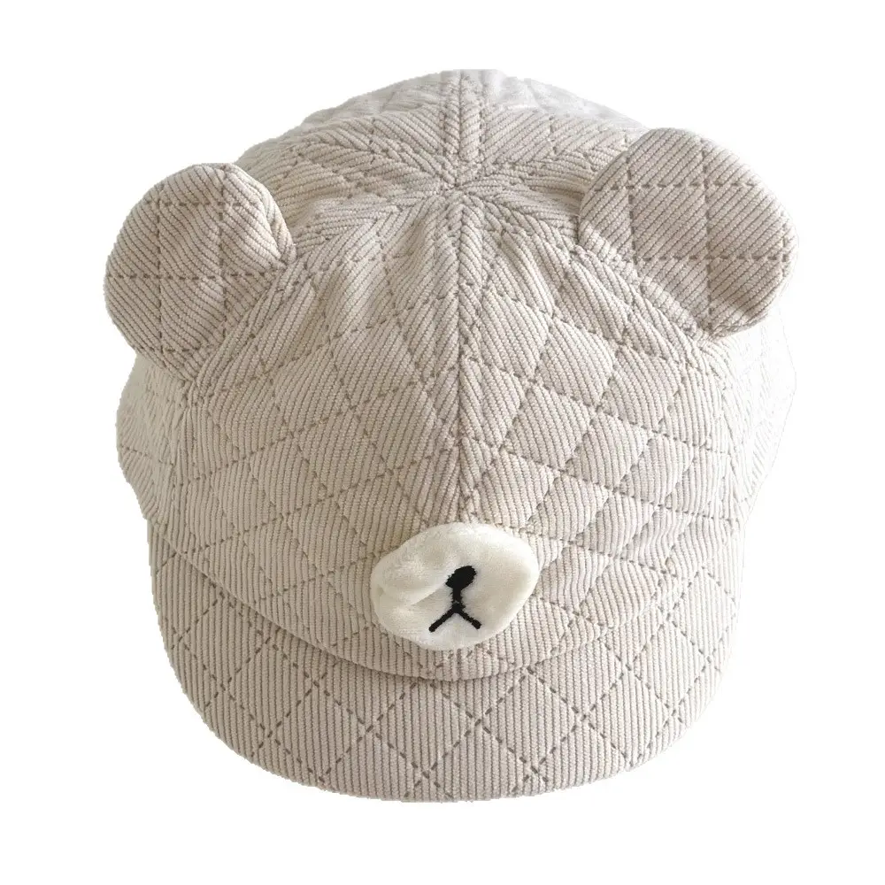 Yipan New Bear Baby Hats Black Brown Winter Warm - Image 8
