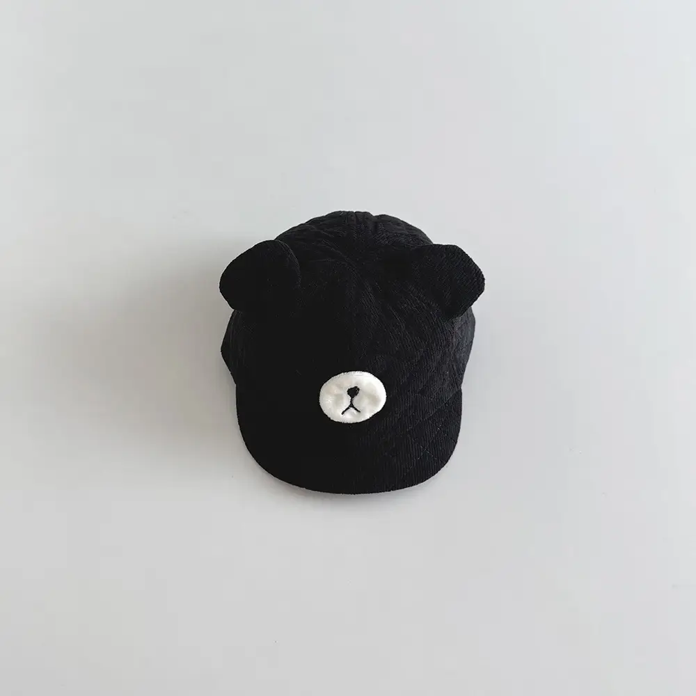 Yipan New Bear Baby Hats Black Brown Winter Warm - Image 3