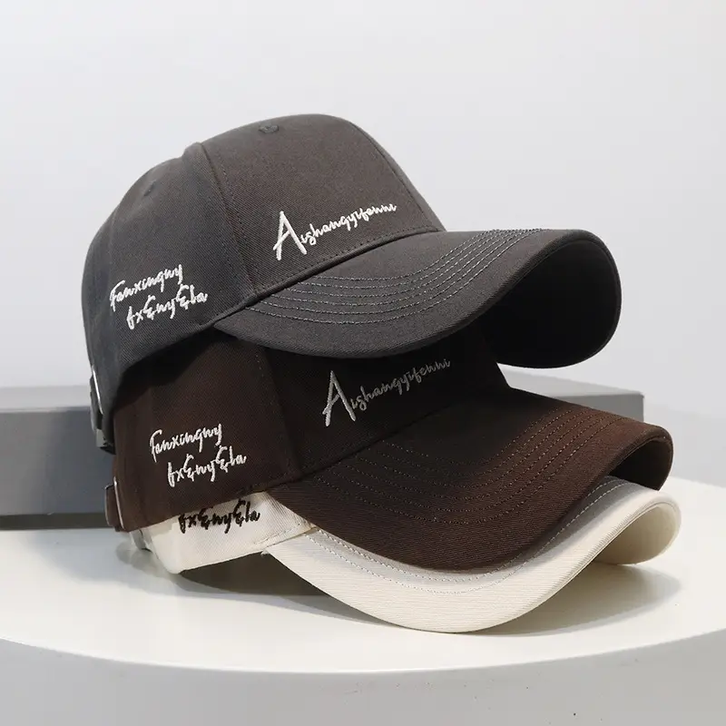 2025 Unisex Embroidered Baseball Cap Large Face Smaller - Image 8