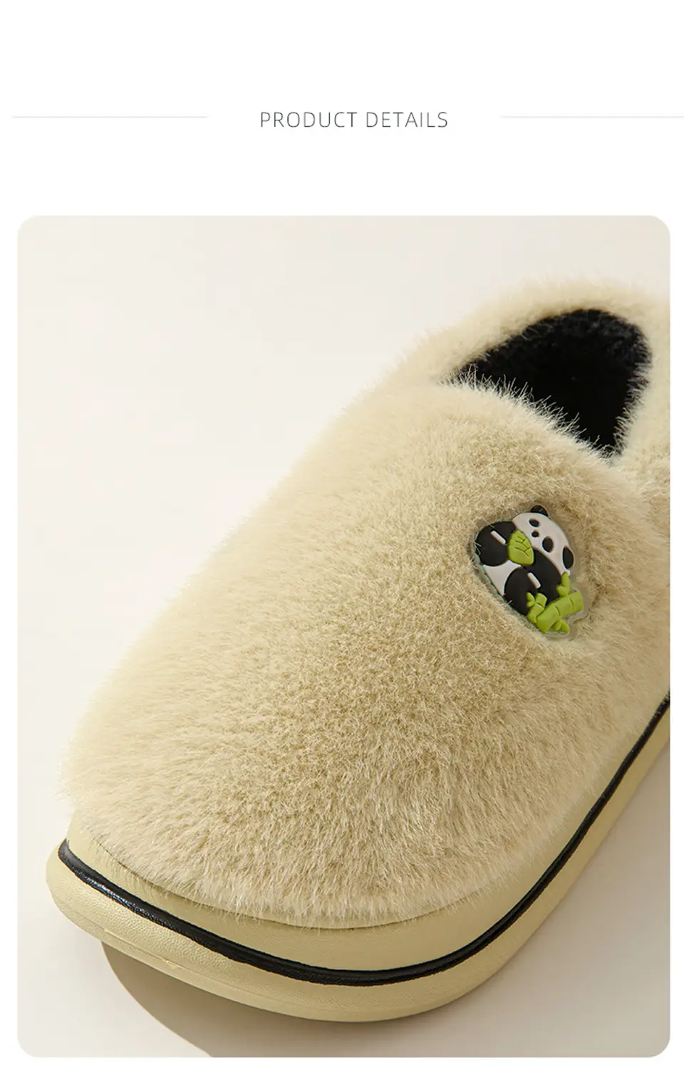 Cotton Slippers for Women Autumn and Winter 2025 New Cartoon Couple Indoor Home Thick-Soled Non-Slip Warm Furry Slippers — feature 5
