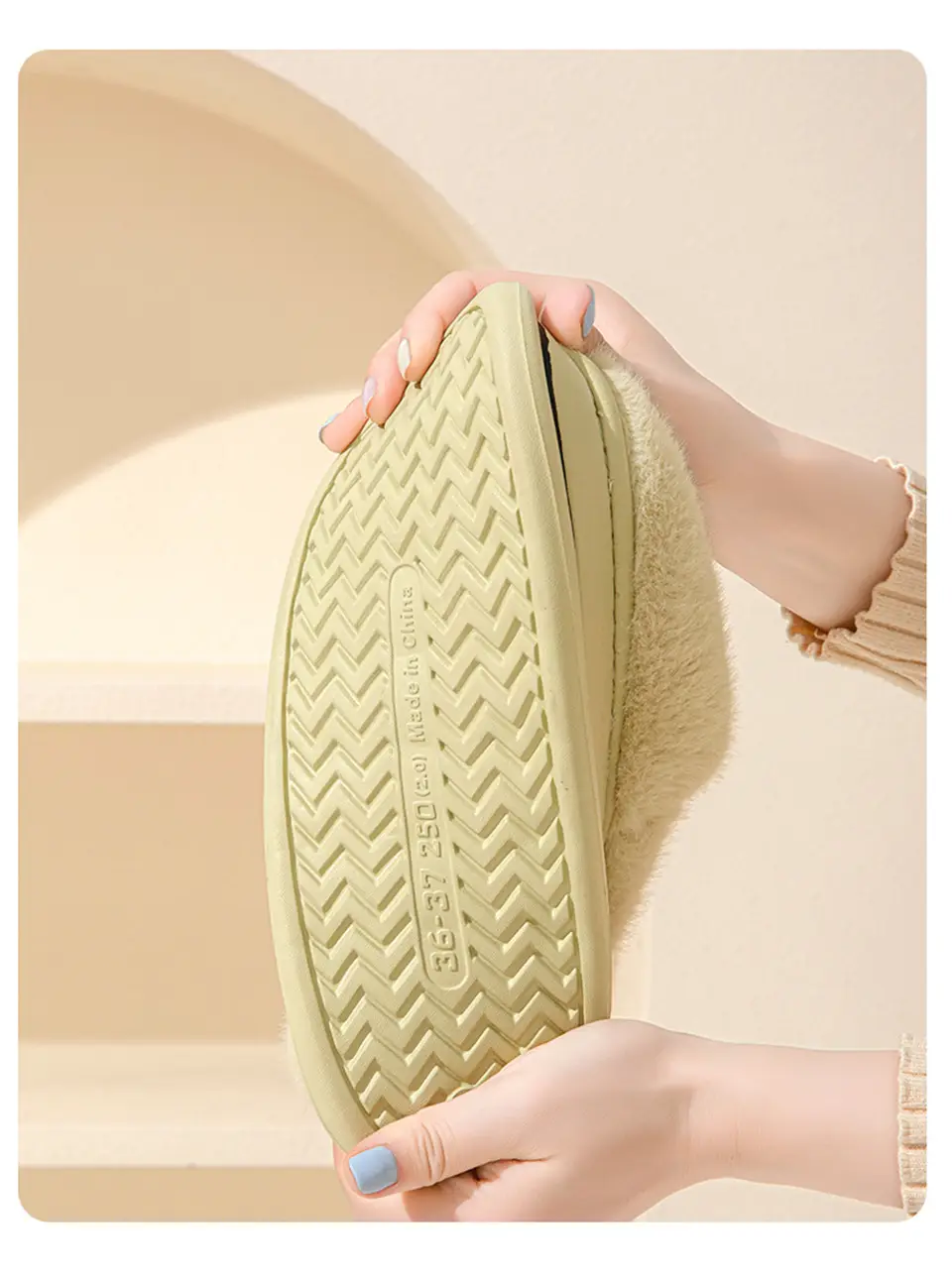 Cotton Slippers for Women Autumn and Winter 2025 New Cartoon Couple Indoor Home Thick-Soled Non-Slip Warm Furry Slippers — feature 8