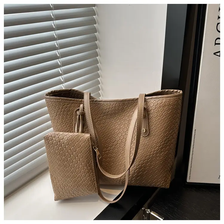 White Woven Large Tote Bag for Women — feature 20