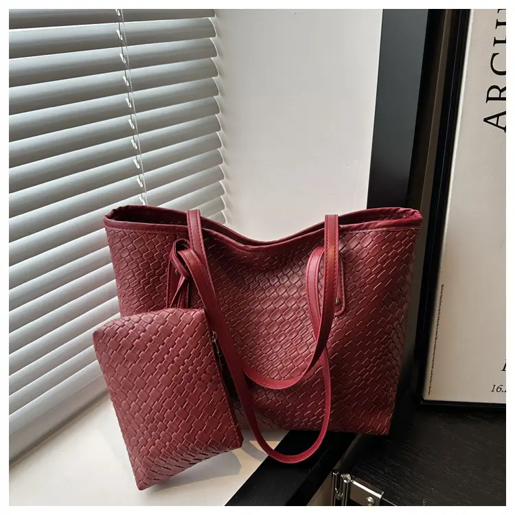 White Woven Large Tote Bag for Women — feature 23