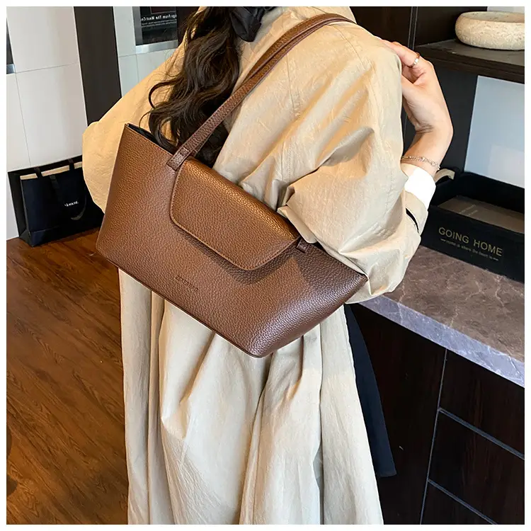 Stylish Women's Shoulder Tote Bag Brown 2025 — feature 13