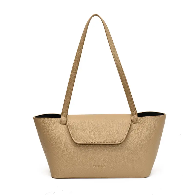 Stylish Women's Shoulder Tote Bag Brown 2025 - Image 2