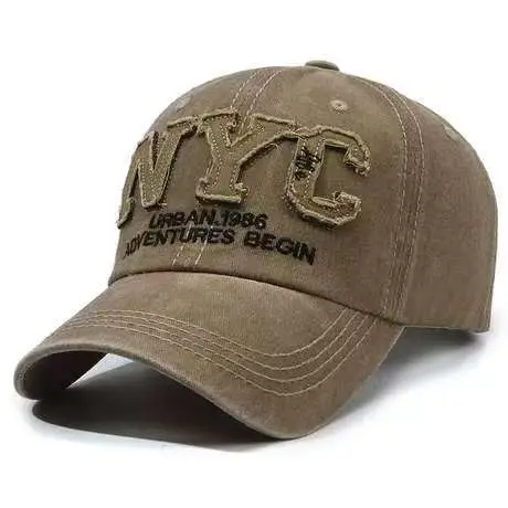 Men's Urban 1968 embroidered cap tan baseball cap