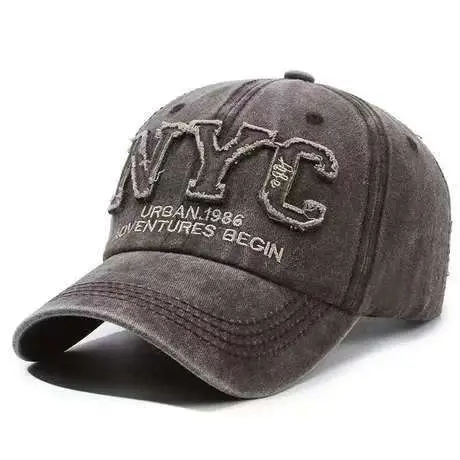 Men's Urban 1968 embroidered cap tan baseball cap