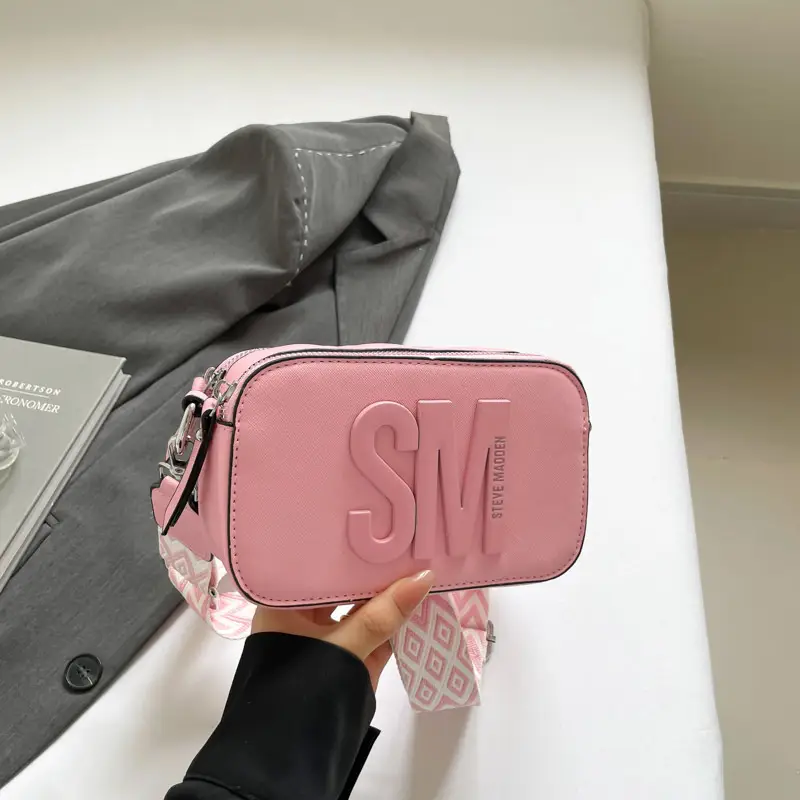 2025 Women Letter Square Camera Bag with Wide Strap - Image 3
