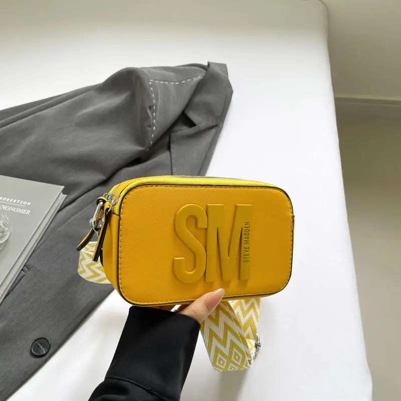 2025 Women Letter Square Camera Bag with Wide Strap - Image 5