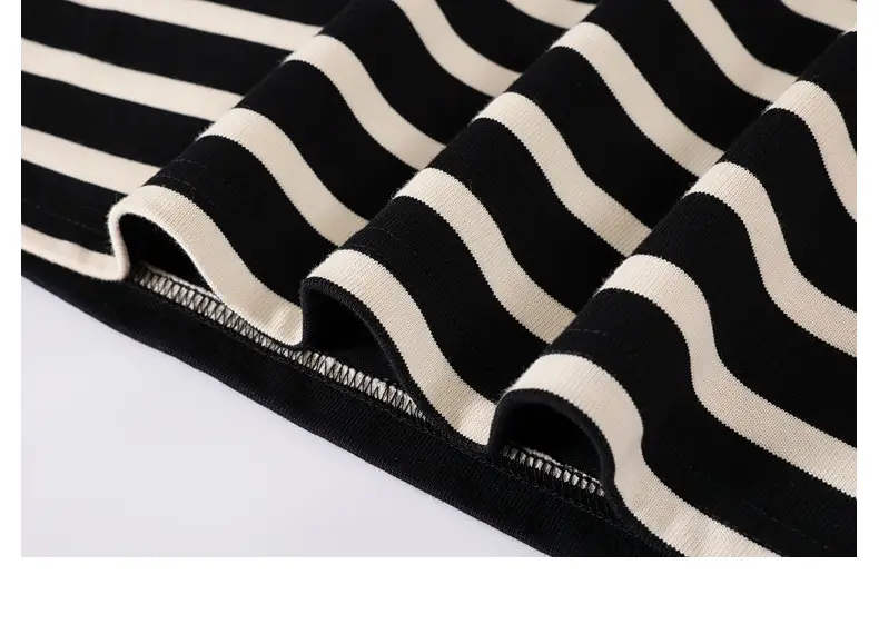 Boys Striped T-Shirt 2025 Autumn New Style — feature 40