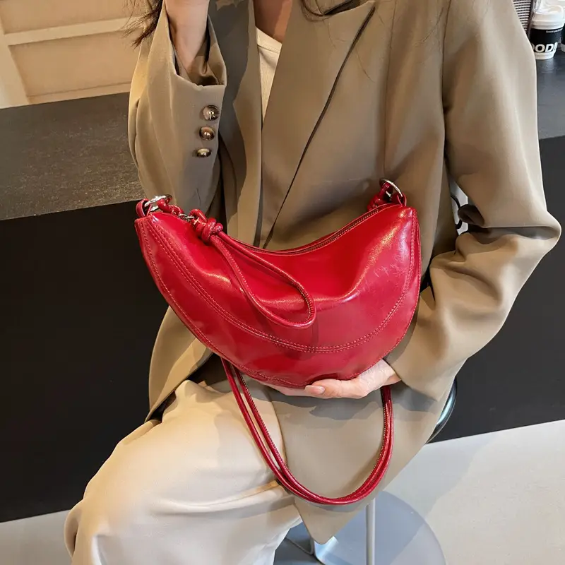 Silver Underarm Shoulder Bag for Women New Denim Crossbody