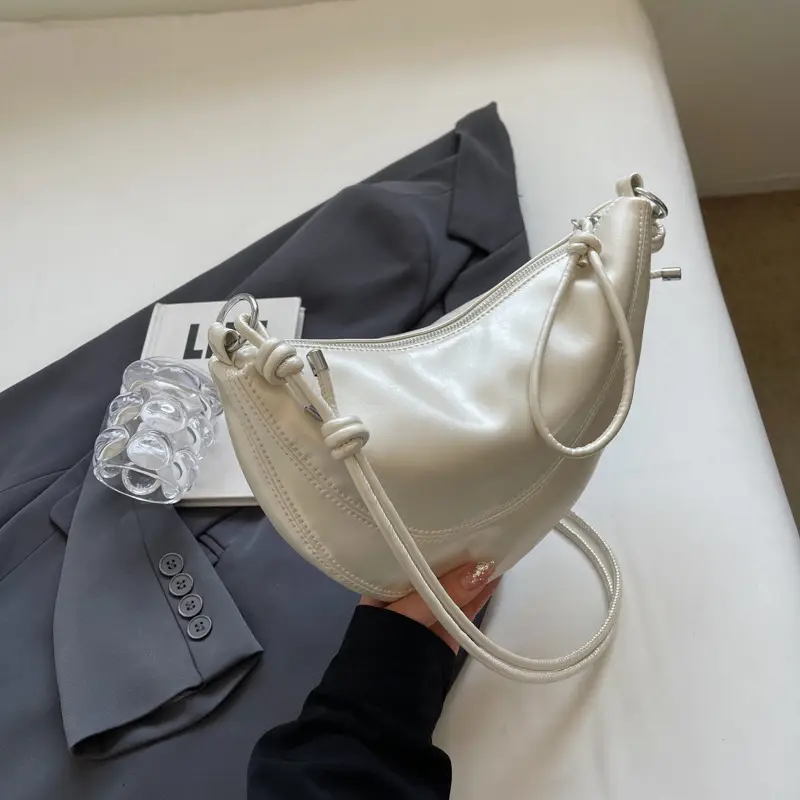 Silver Underarm Shoulder Bag for Women New Denim Crossbody