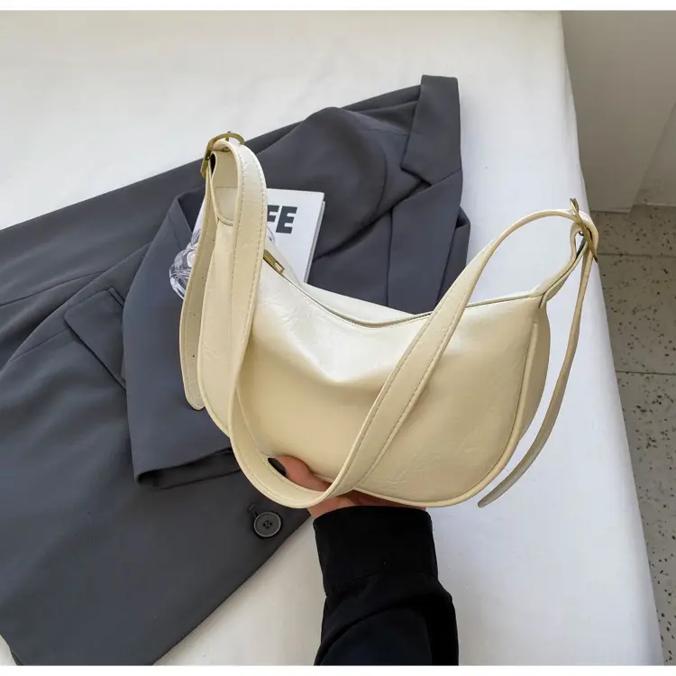 Brown Diagonal Shoulder Bag with Dolls for Women - Image 3