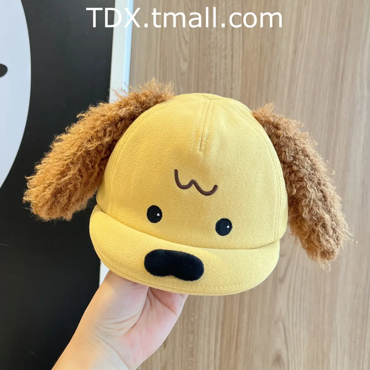 Baby Cute Puppy Ears Baseball Cap Spring Autumn Windproof Brown — feature 15