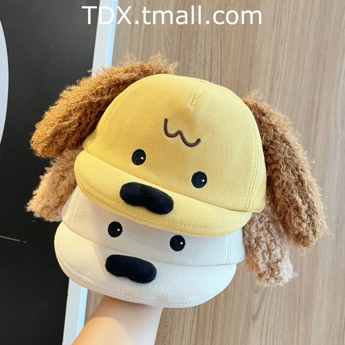 Baby Cute Puppy Ears Baseball Cap Spring Autumn Windproof Brown — feature 9