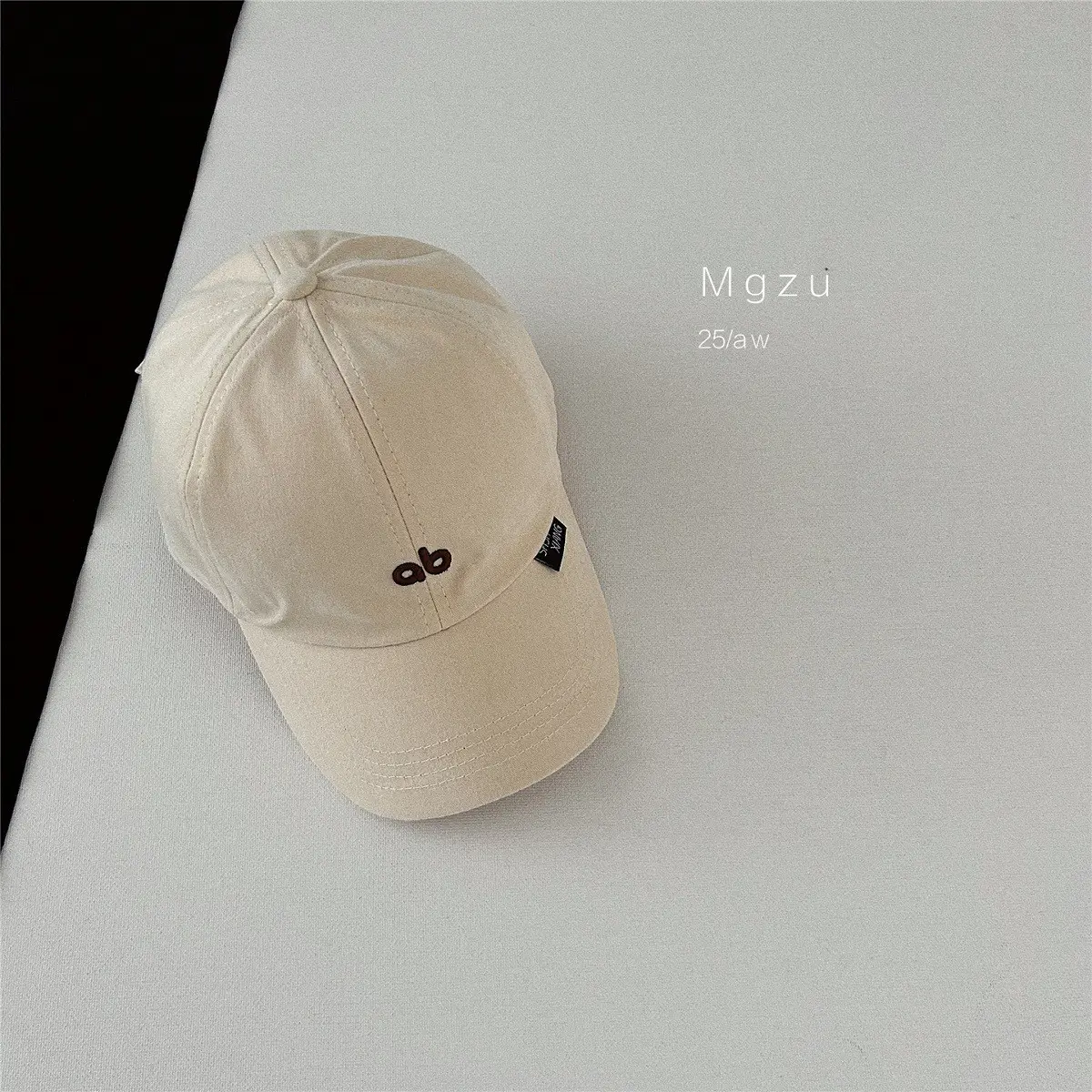 Brown Embroidered Korean Boys Cap - Image 15