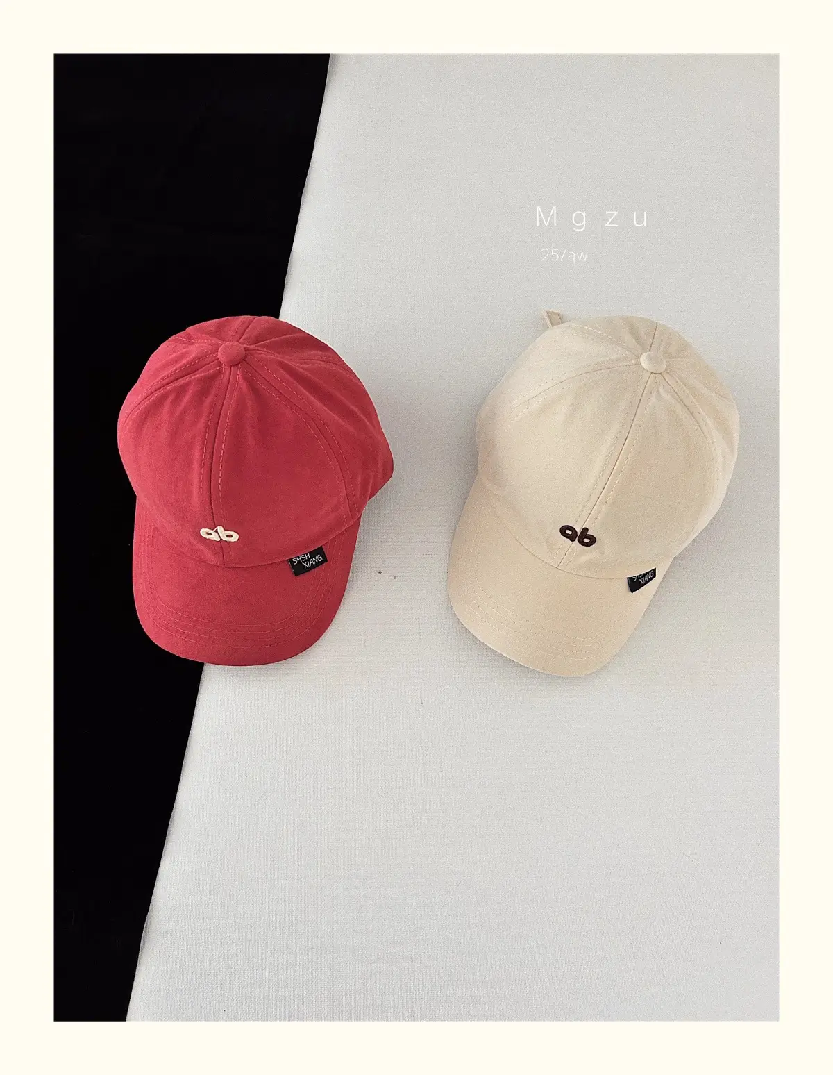 Brown Embroidered Korean Boys Cap — feature 1
