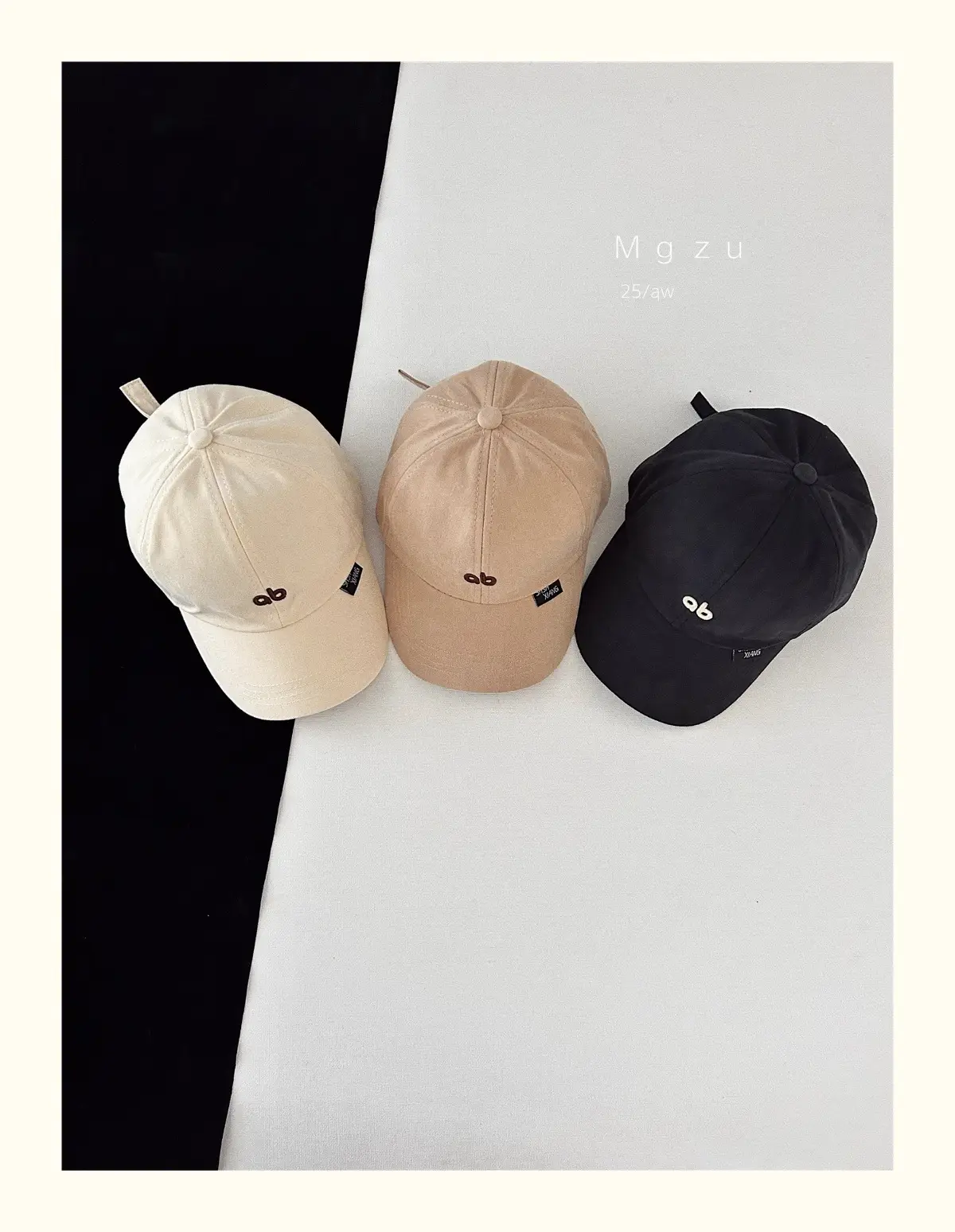 Brown Embroidered Korean Boys Cap — feature 4