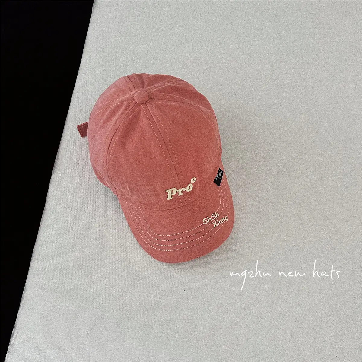 Brown Embroidered Korean Boys Cap - Image 12