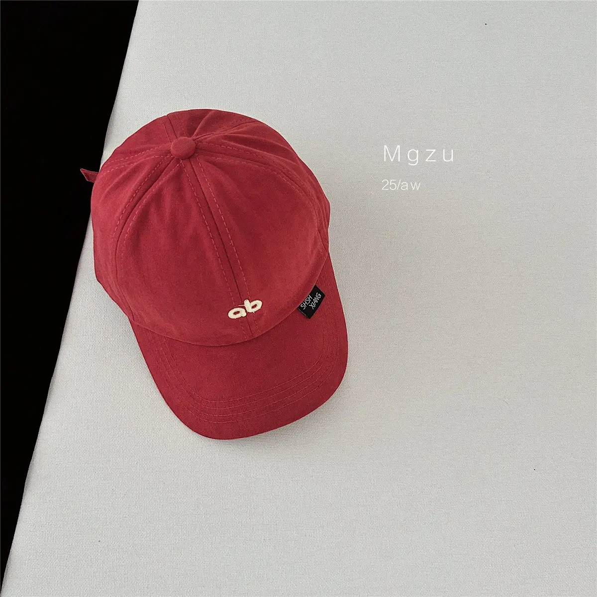 Brown Embroidered Korean Boys Cap - Image 4